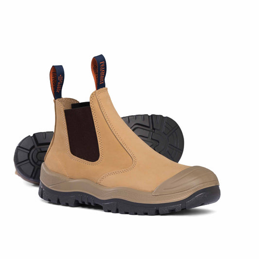 Mongrel Premium Elastic Sided Steel Cap Safety Boot With Scuff Cap