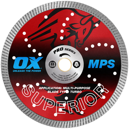 9" (230mm) Professional MPS Turbo Diamond Blade