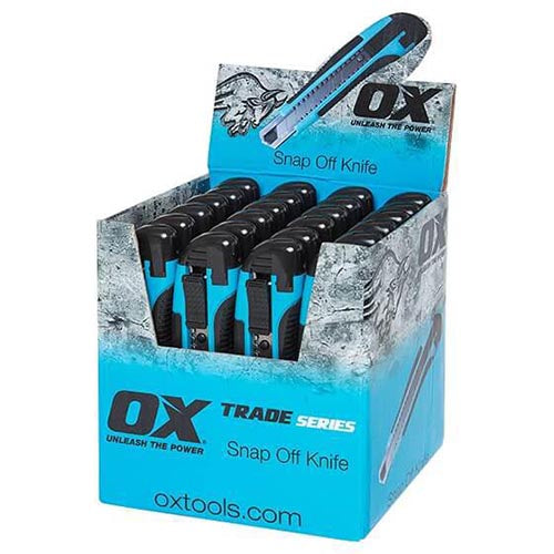 OX Trade Snap Off Knife – 18mm (24pk)