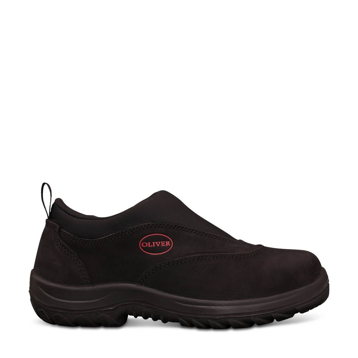 Black Slip On Sports Shoe