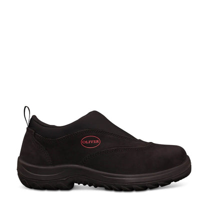 Black Slip On Sports Shoe