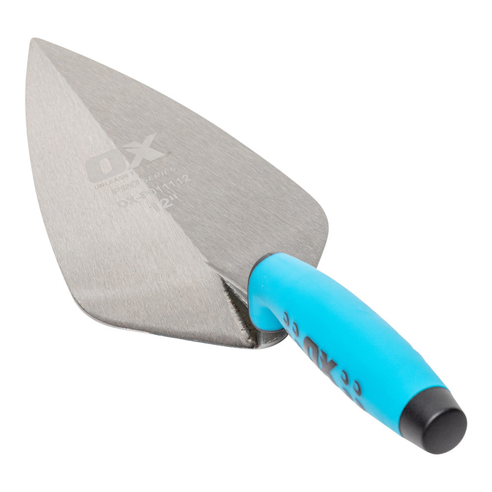 London Brick Trowel 12? (305mm) Soft Grip Handle - OX Tools