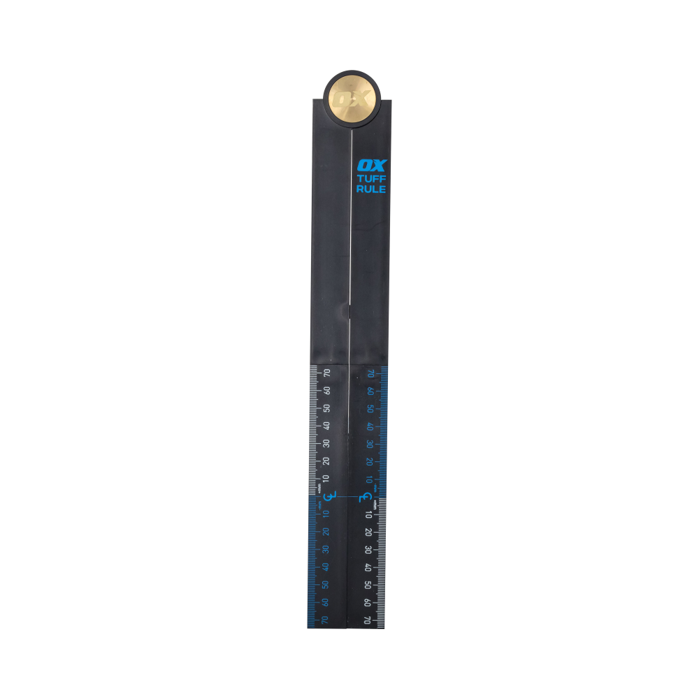 OX Pro Tuff Rule – Black - OX Tools