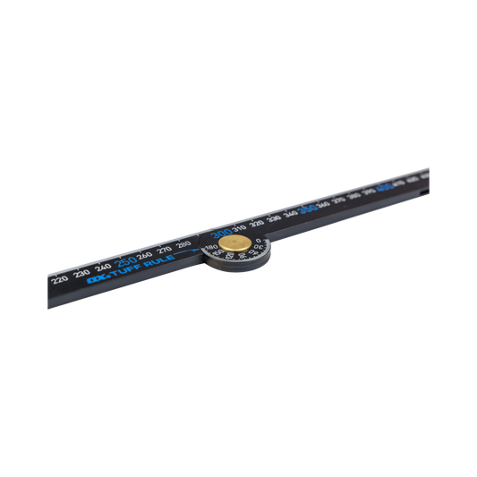 OX Pro Tuff Rule – Black - OX Tools