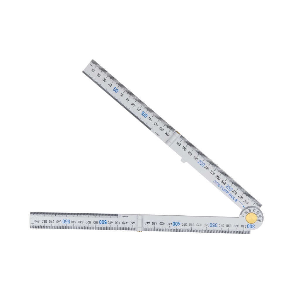 OX Pro Tuff Rule – White - OX Tools