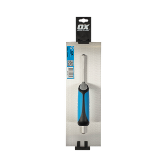 OX Trade Finishing Trowel with Rubber grip – 120mm x 356mm