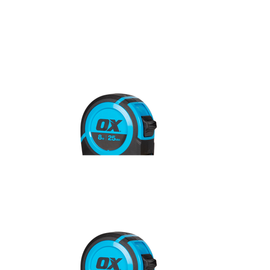 OX 8M NYLON COATED COMPACT TAPE MEASURE - OX Tools